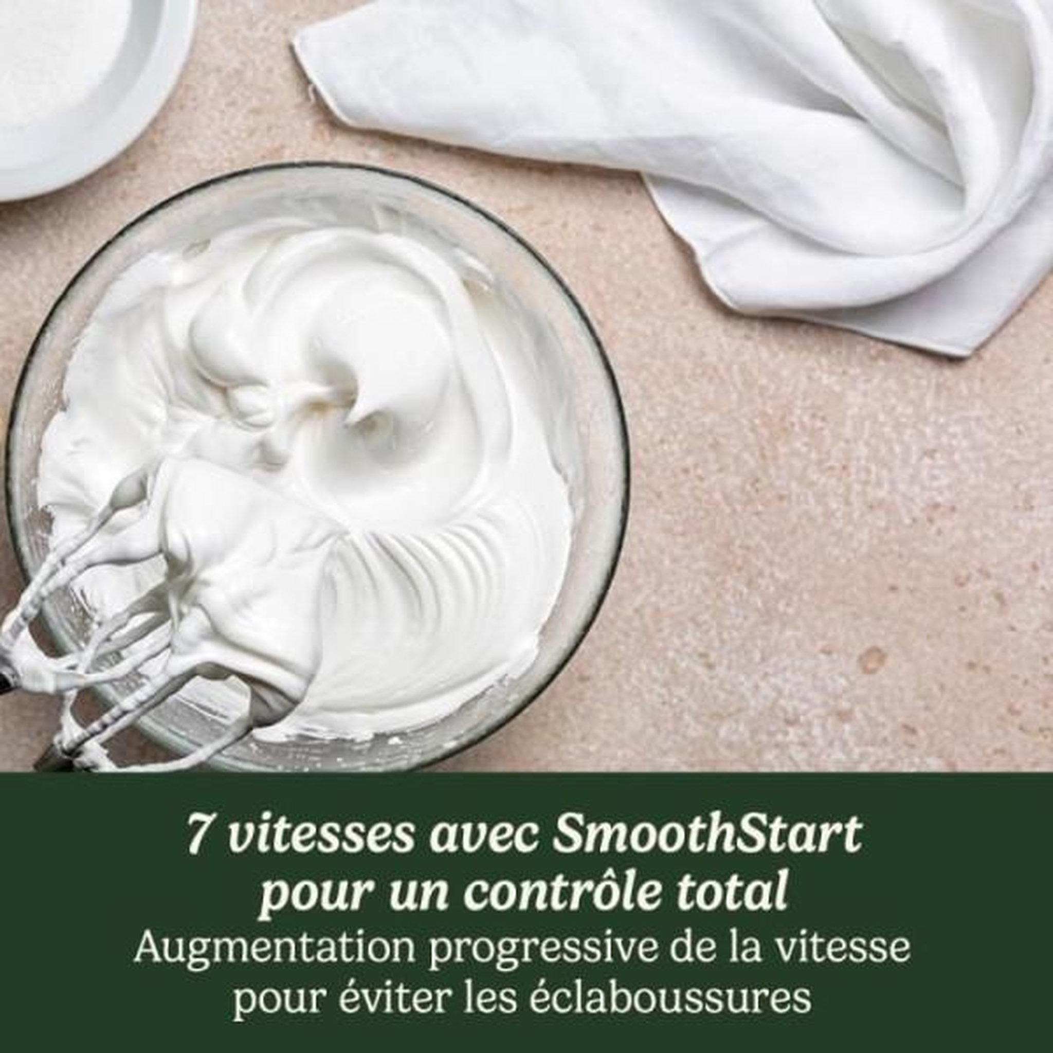 Voir la diapositive 3 : Cuisinart Batteur électrique 200w - hm7e
