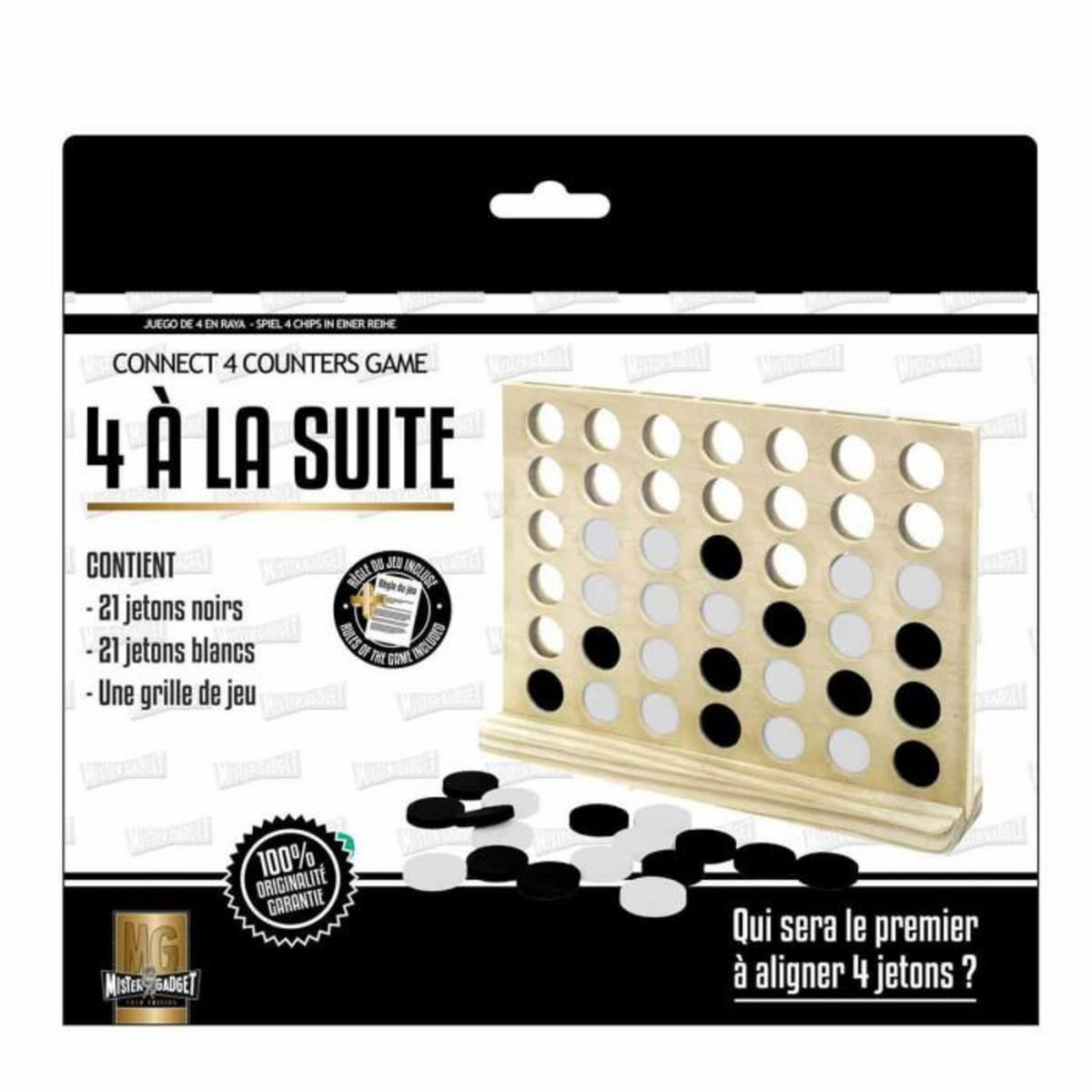 Paris Prix Jeu du 4 à la Suite  Puissance 4  22cm Naturel