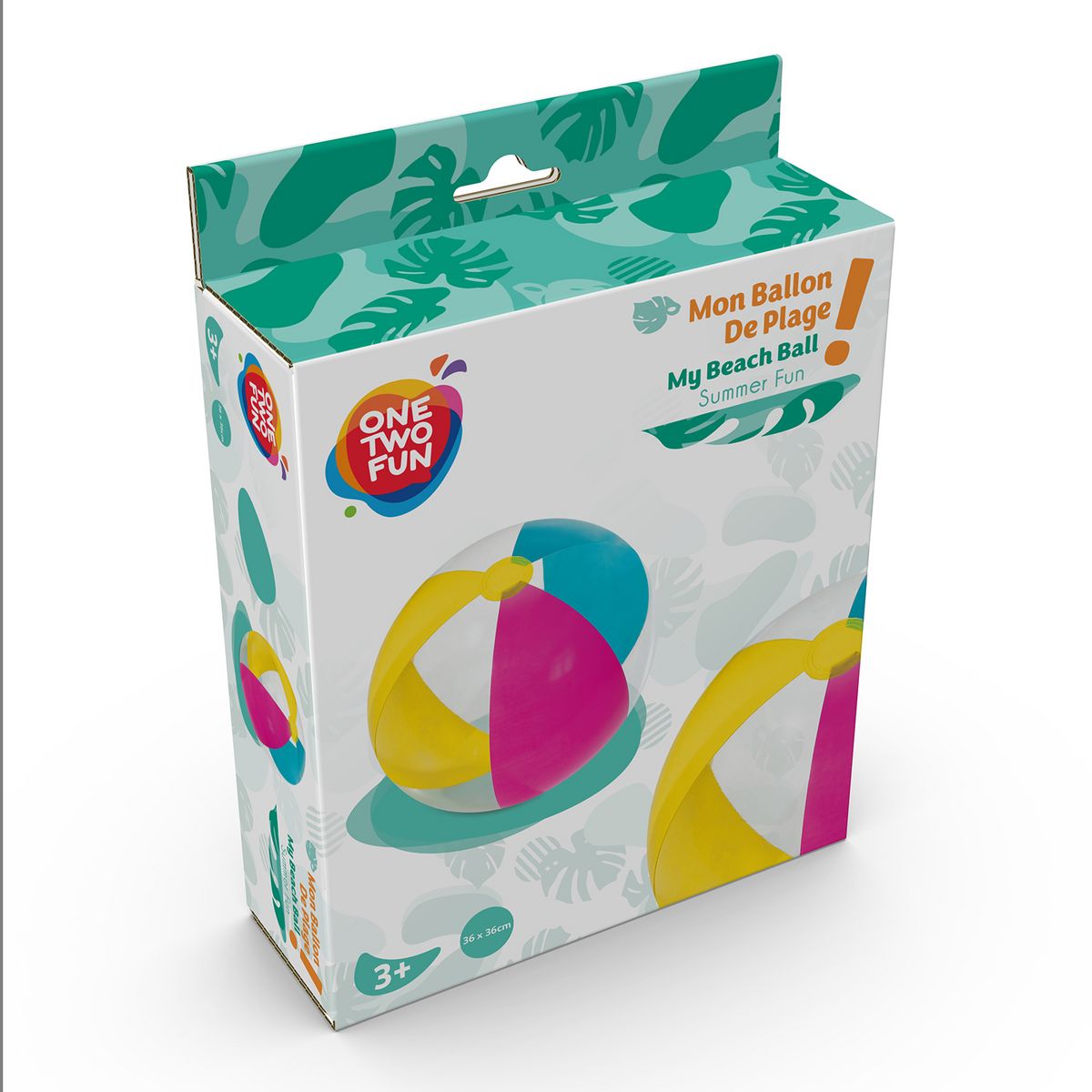 One Two Fun Ballon gonflable 36 cm