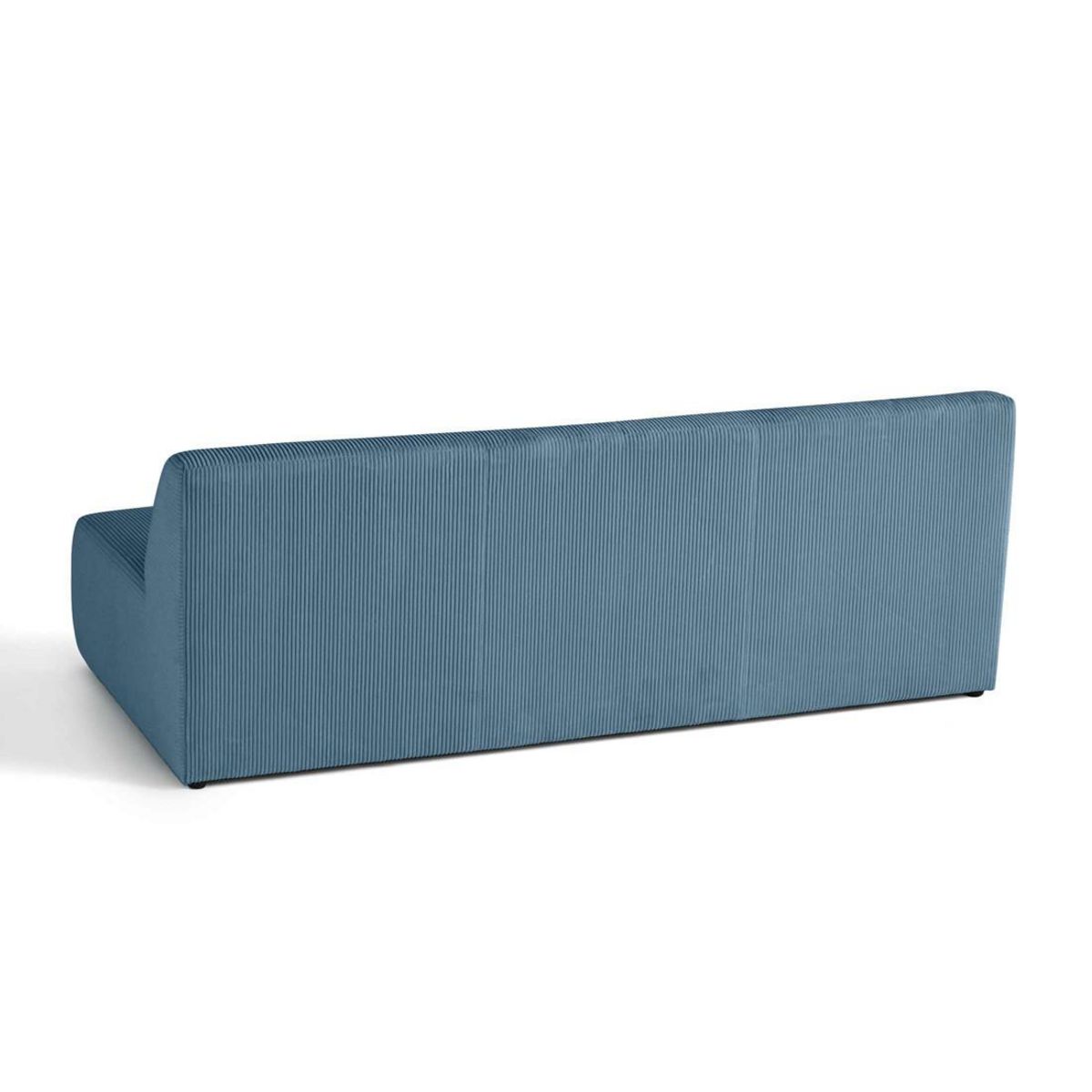 LISA DESIGN Onyx - canapé droit 3 places - en velours côtelé