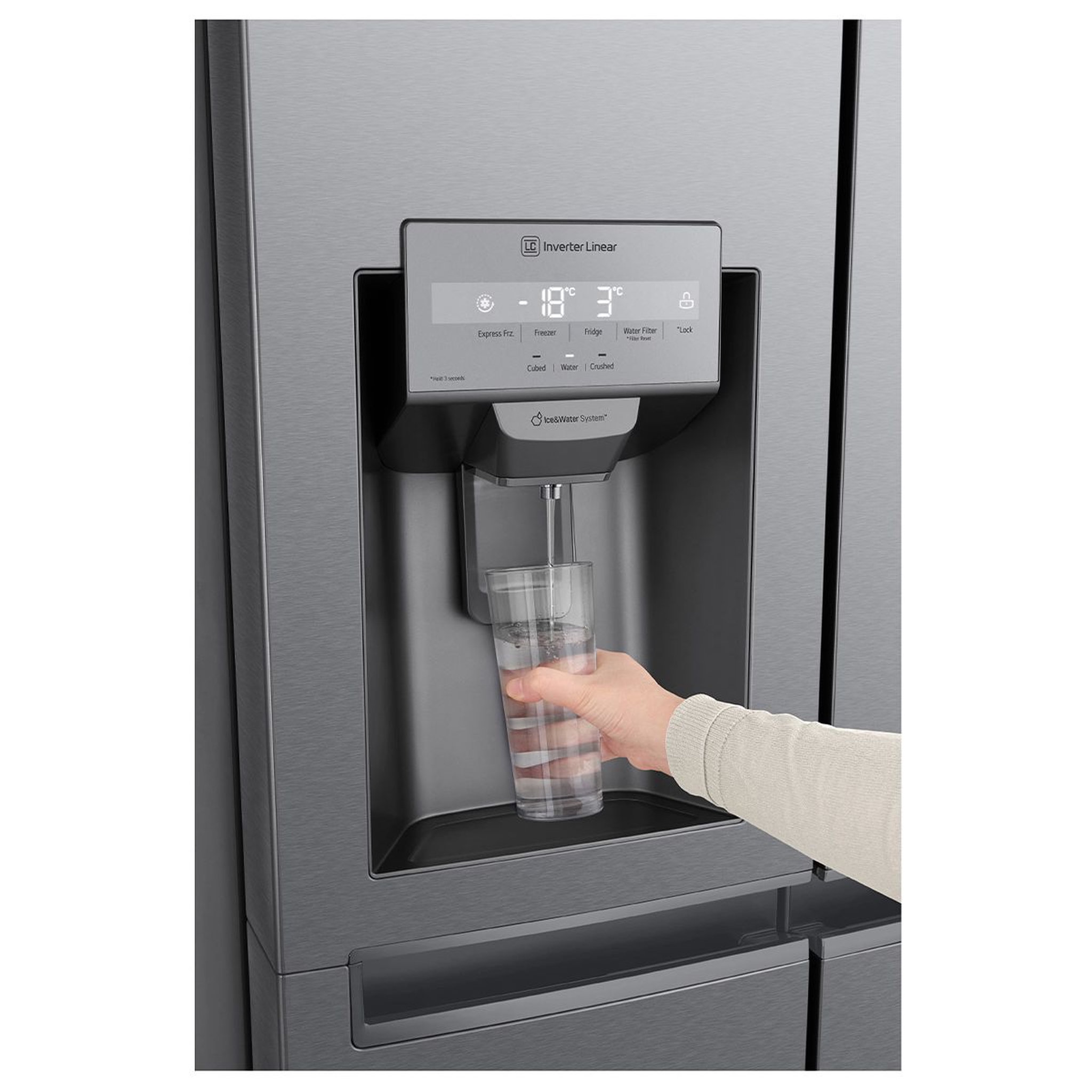 Voir la diapositive 5 : LG Réfrigérateur Américain GSJV30DSXF