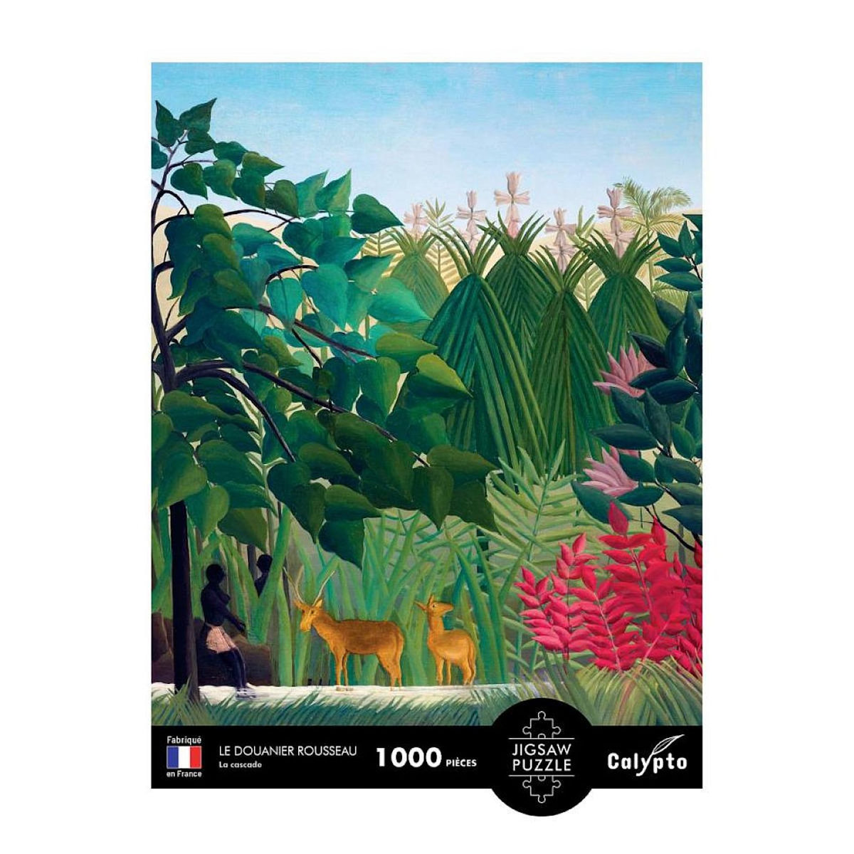 Sentosphere Puzzle 1000 pièces - la cascade - le douanier rousseau