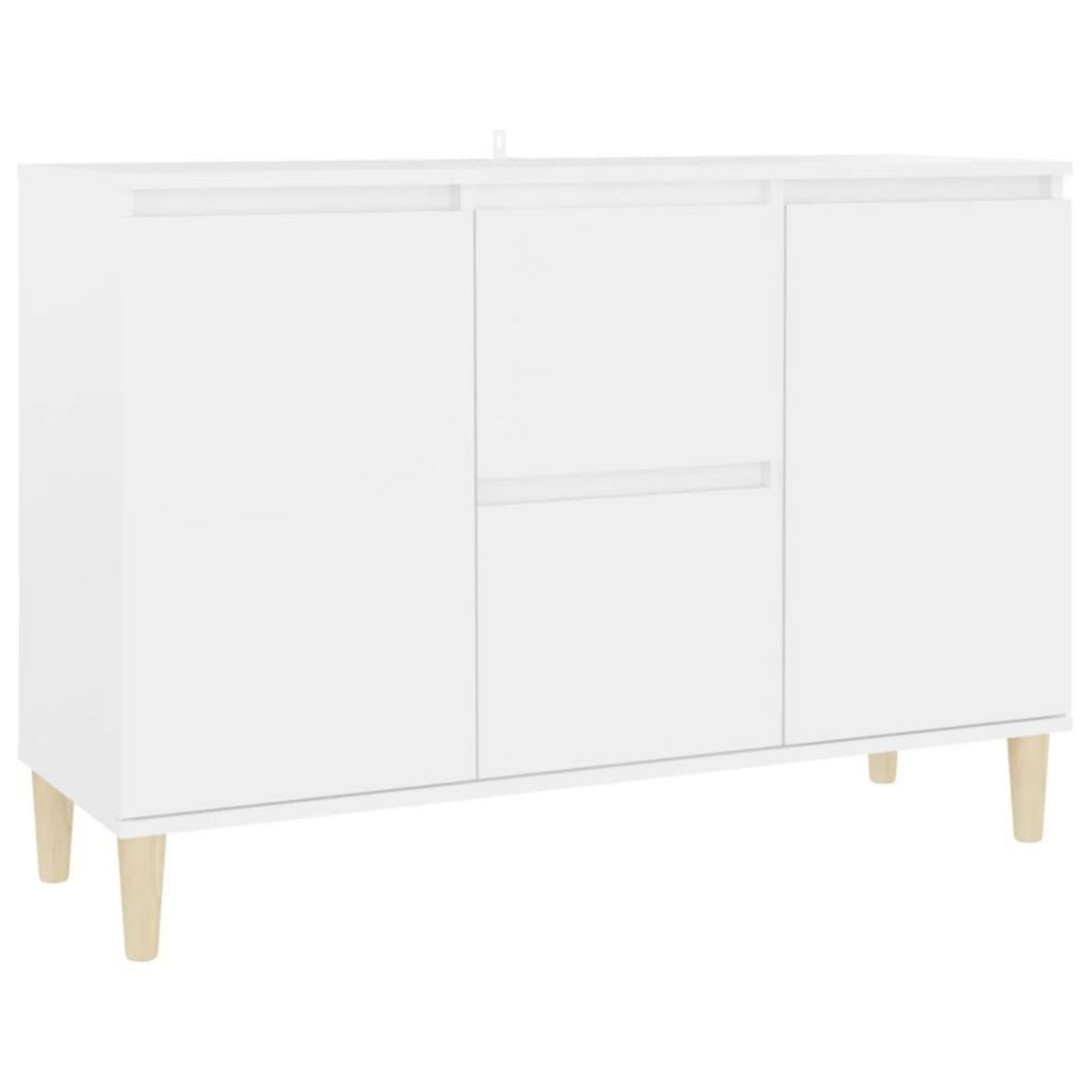 VIDAXL Buffet blanc 101x35x70 cm bois d'ingenierie