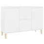Voir la diapositive 2 : VIDAXL Buffet blanc 101x35x70 cm bois d'ingenierie