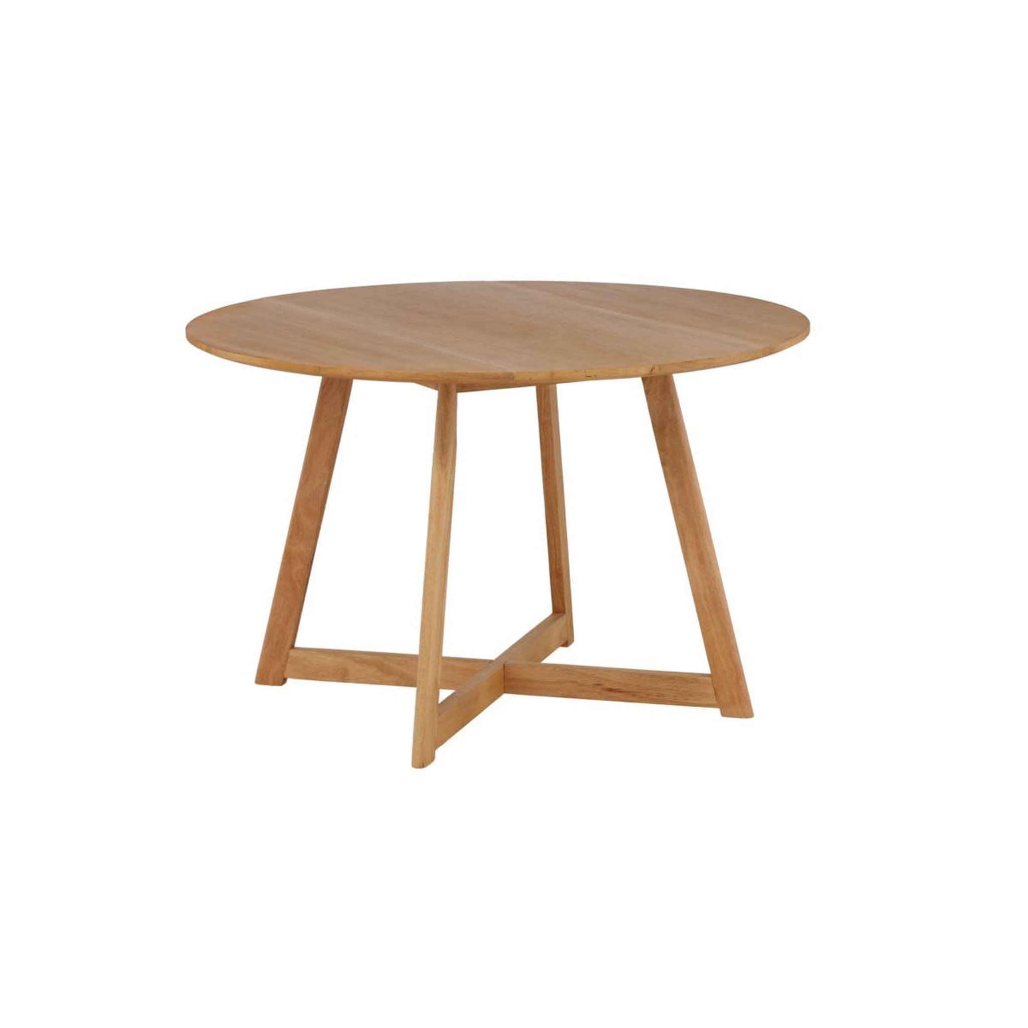 Voir la diapositive 4 : Paris Prix Table à manger ronde  yakidon  120cm marron