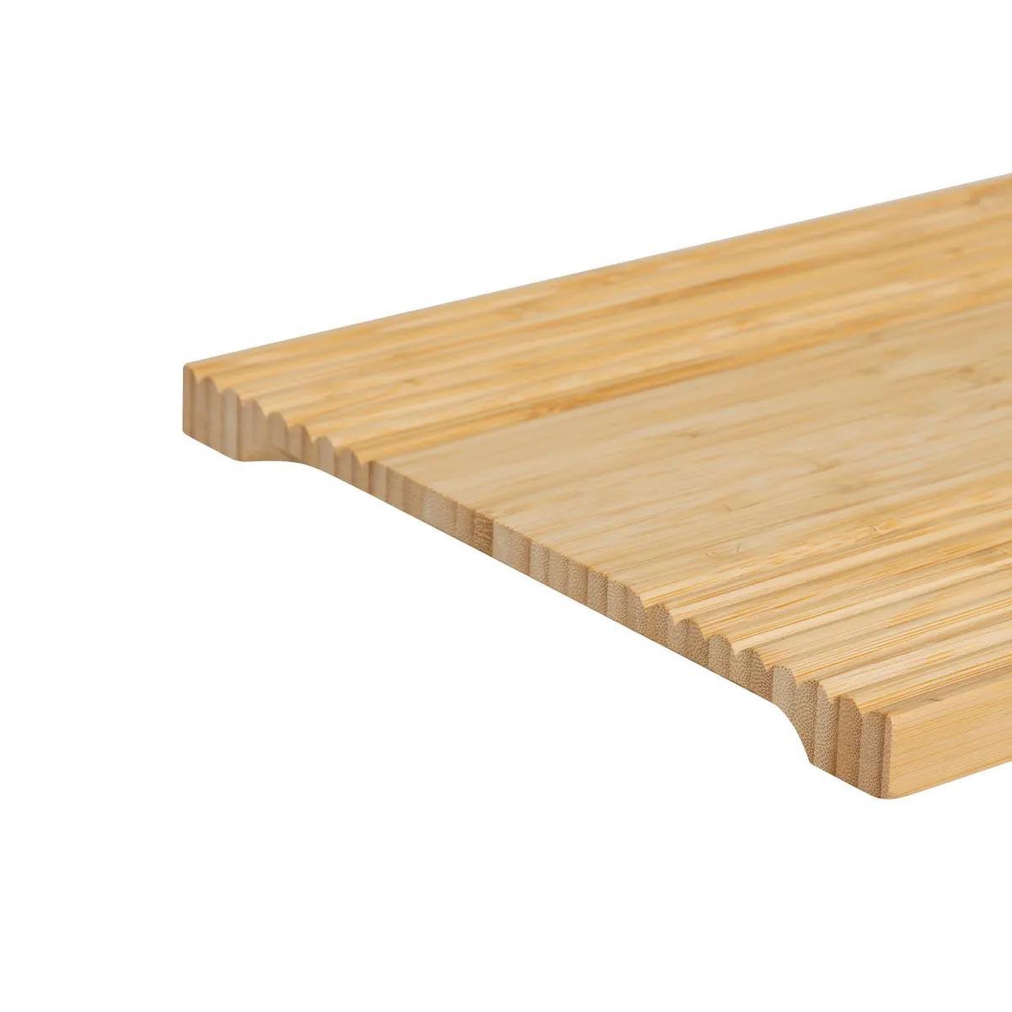 Voir la diapositive 2 : FIVE Planche à découper en bambou  rainuré  40cm naturel