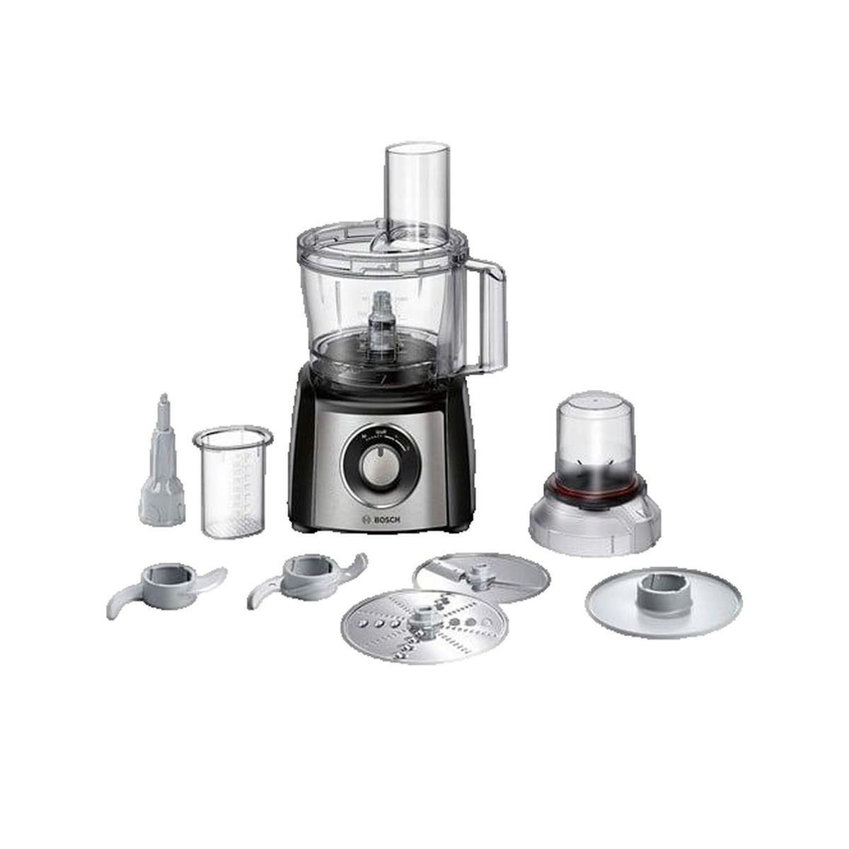 BOSCH Robot multifonction Bosch MCM3401M 800 watts noir et acier inoxydable