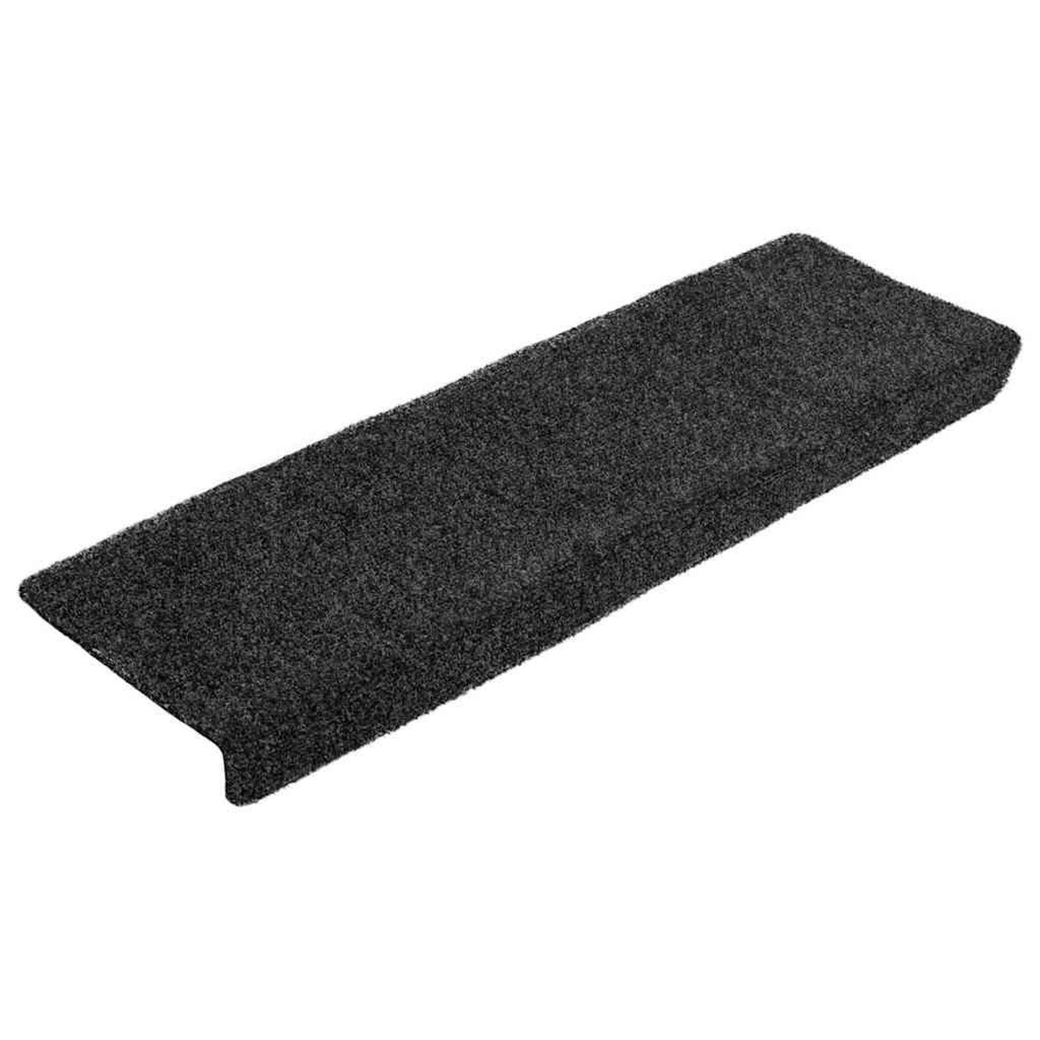 Voir la diapositive 2 : VIDAXL Tapis d'escalier autocollant 20 pcs gris 65x21x4 cm
