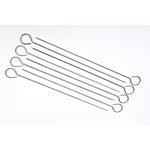 TOILINUX Lot 2x Piques à brochettes pour barbecue - Métal