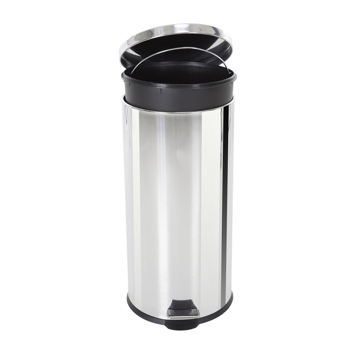 SELEKTA Poubelle à pédale 30L Inox