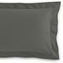 Voir la diapositive 2 : Home collection TAIE OREILLER 50x70 CM AVEC VOLANT ANTHRACITE
