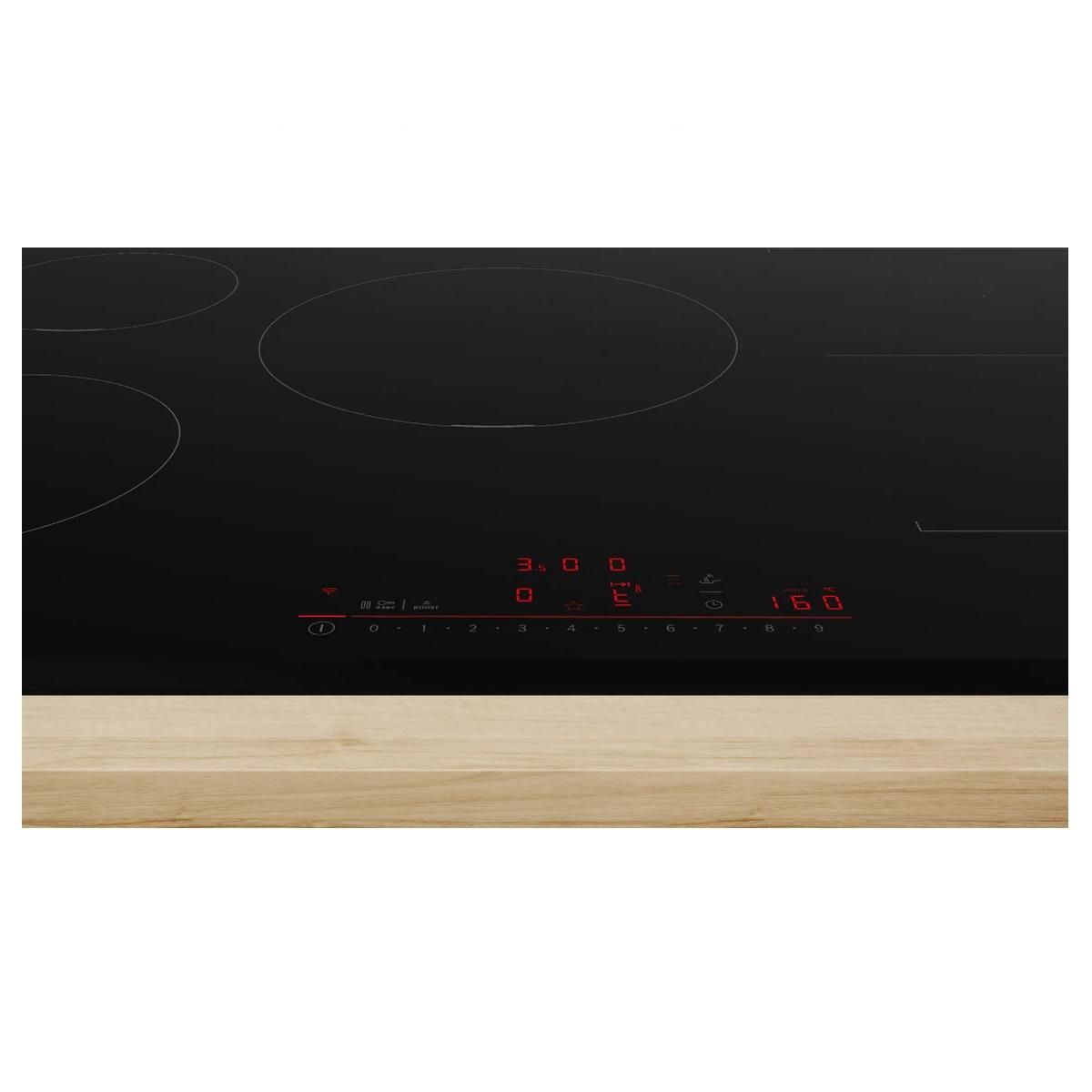 BOSCH Table de cuisson induction 60cm 5 feux 7400w noir - PVW831HC1E