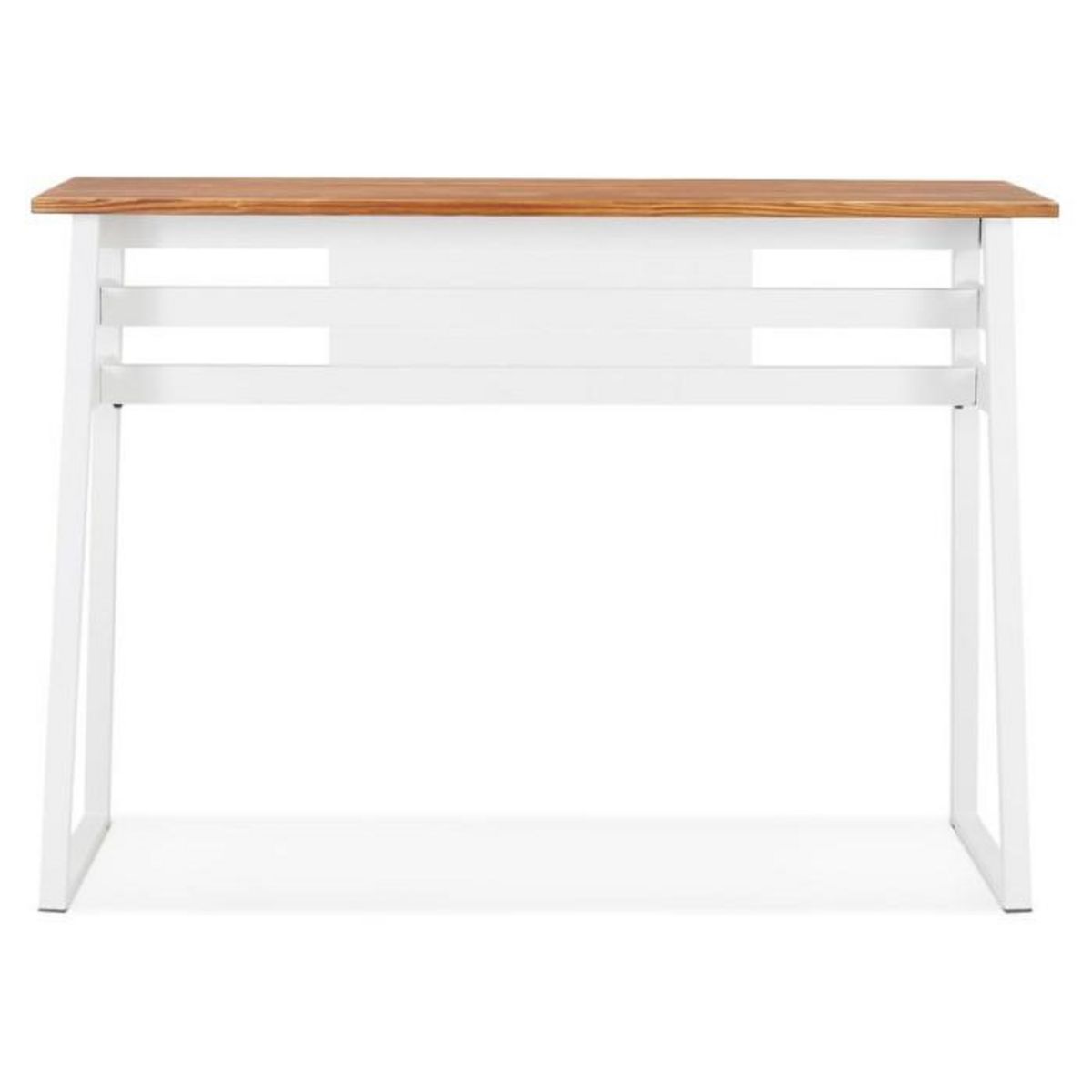 Paris Prix Table de Bar en Bois Design  Javier  150cm Blanc
