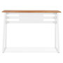 Voir la diapositive 2 : Paris Prix Table de Bar en Bois Design  Javier  150cm Blanc