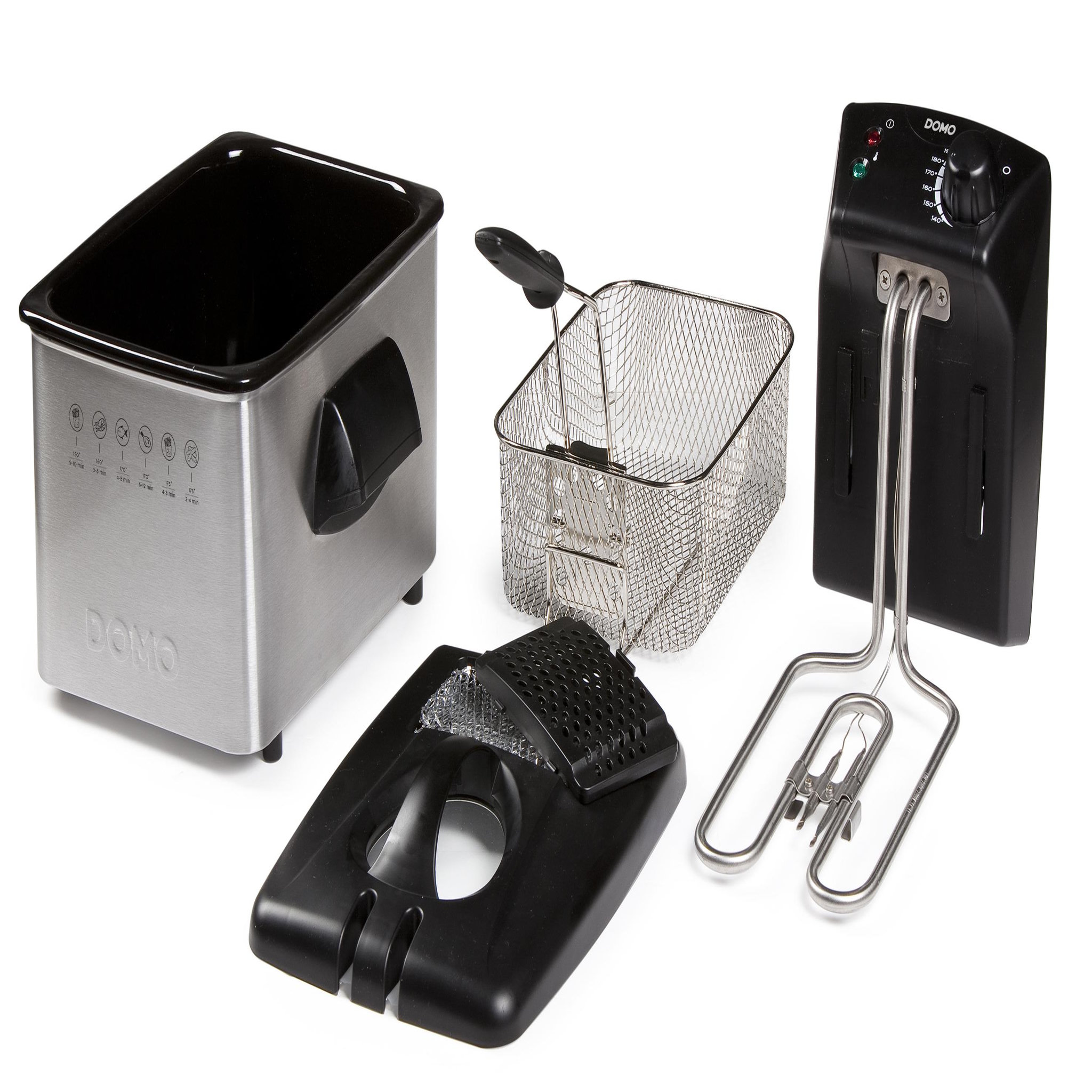 Voir la diapositive 2 : Domo Friteuse 3l 2200w - do464fr