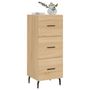 Voir la diapositive 3 : VIDAXL Buffet Chene sonoma 34,5x34x90 cm Bois d'ingenierie