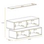 Voir la diapositive 3 : Paris Prix Lot de 2 Bancs Muraux & Étagère  Switch SBII  130cm Noir & Gris