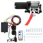 VIDAXL Treuil electrique 12 V 1360 kg avec telecommande sans fil