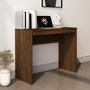 Voir la diapositive 1 : VIDAXL Bureau Chene marron 90x40x72 cm Bois d'ingenierie