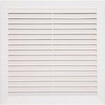 CENTRALE BRICO Grille d'aération abs naturel, L.23 x l.23 cm