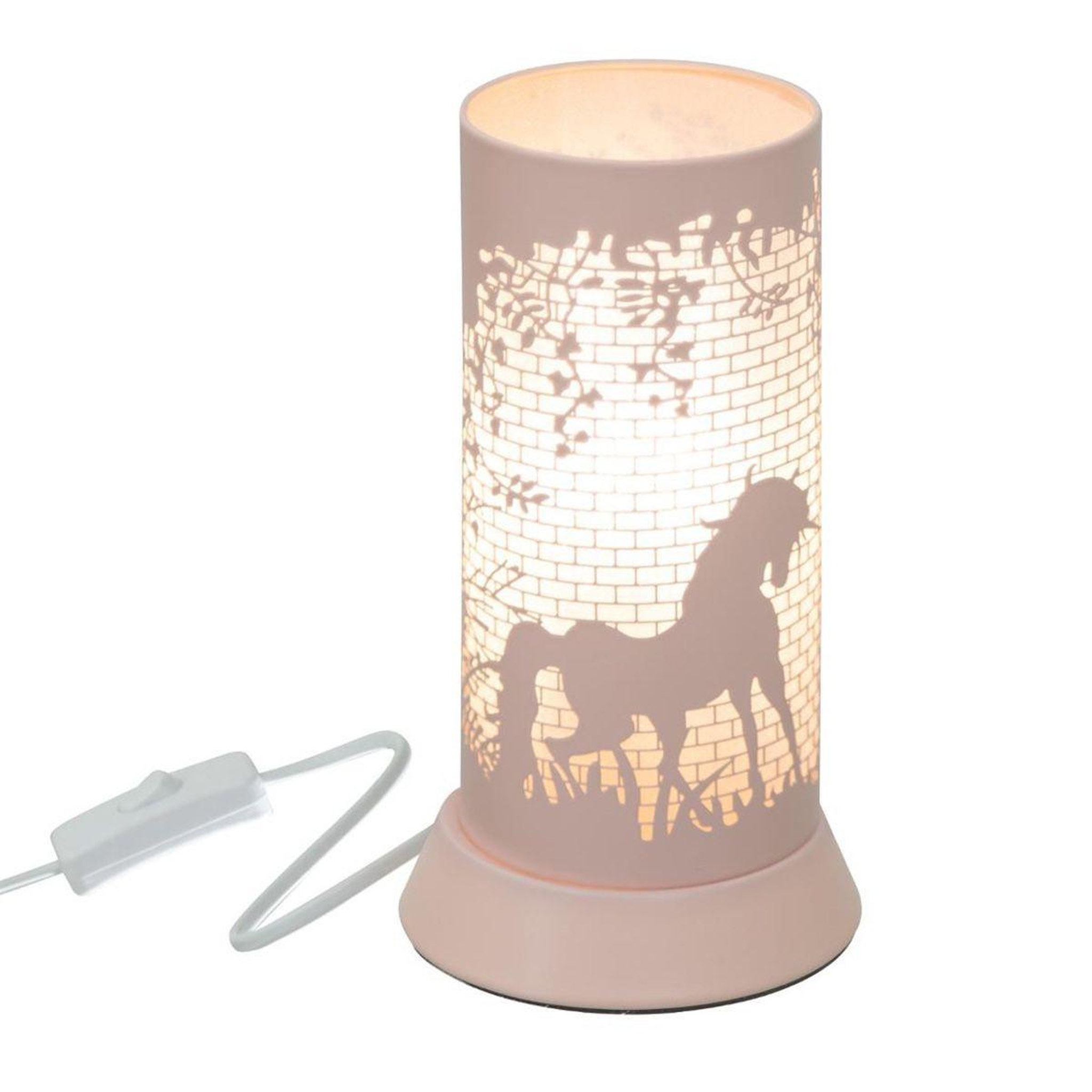 Voir la diapositive 1 : Atmosphera Kids Lampe à Poser pour Enfant  Décor  20cm Rose