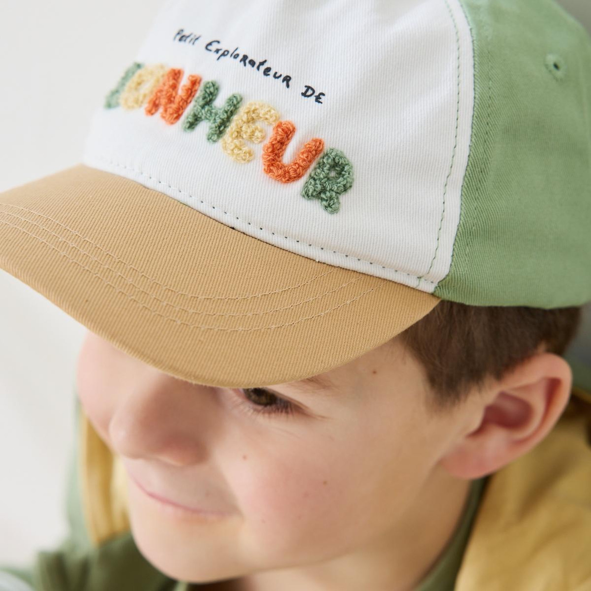 Voir la diapositive 4 : PETIT BEGUIN Casquette enfant gabin
