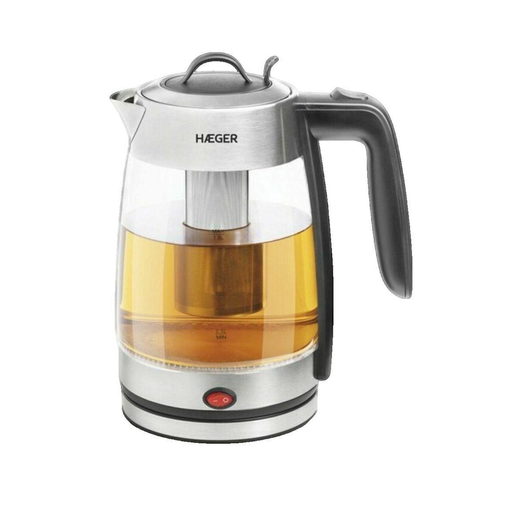 Voir la diapositive 3 : HAGER Bouilloire haeger EK-22F.020A 1.8 L Blanc