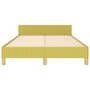 Voir la diapositive 5 : VIDAXL Cadre de lit sans matelas vert 120x200 cm tissu