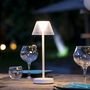 Voir la diapositive 2 : Lumisky Lampe de table sans fil LED BEVERLY Blanc Plastique H34CM