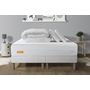 Voir la diapositive 6 : SEPTNUITS PACK Matelas + double sommiers Memo Bio  Mousse à mémoire de forme 5 zones de confort Maxi épaisseur