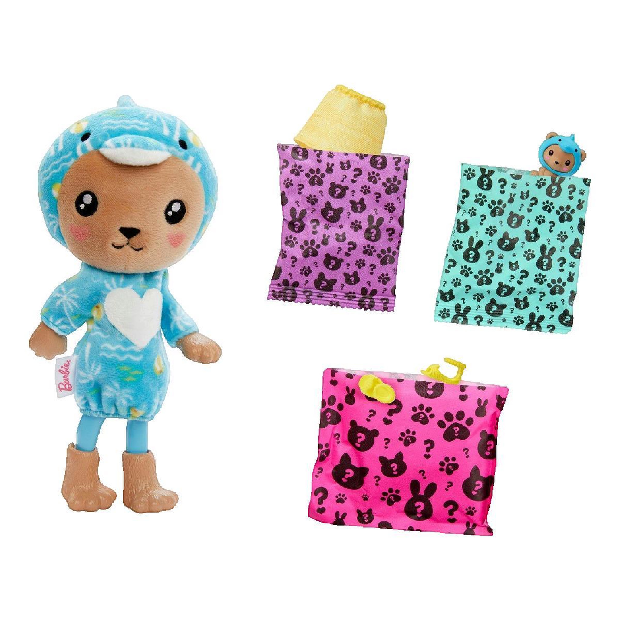 Voir la diapositive 3 : BARBIE Poupée Barbie Cutie Reveal Chelsea bleu