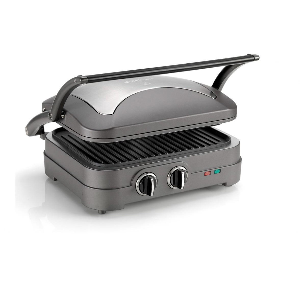 Cuisinart Grill-viande 1600w 1334 cm² acier brossé - GR47E