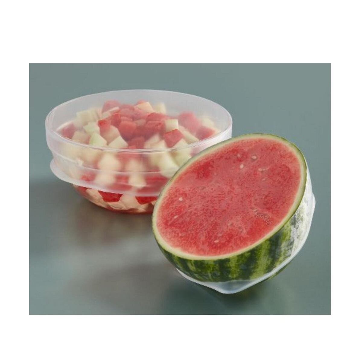 LEKUE Lot de 6 couvercles extensibles transparents - 3401400SURU065