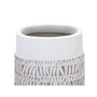 Voir la diapositive 2 : Paris Prix Vase Ovale Abstrait  Nairobi  50cm Blanc