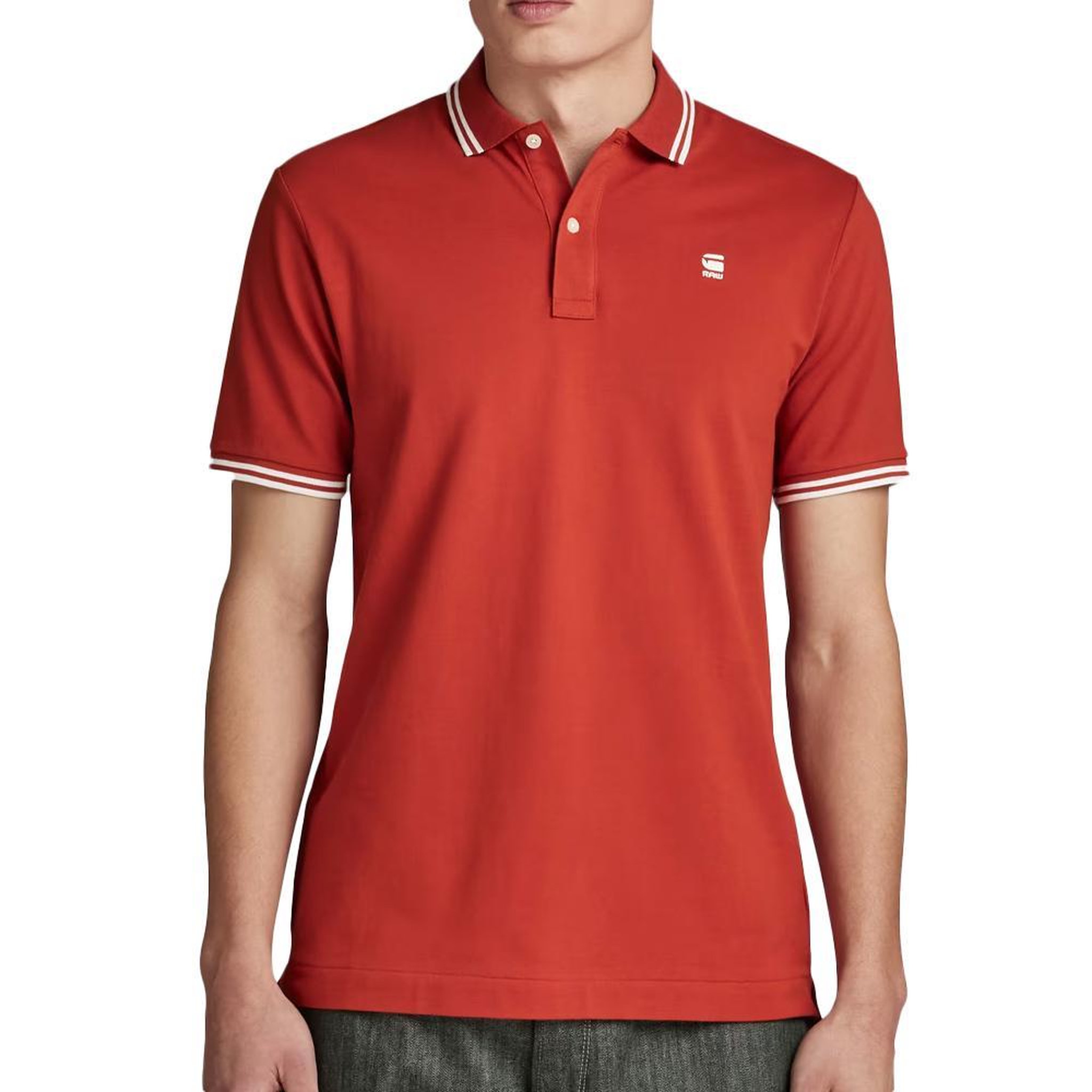 G-Star Raw Polo  Homme G Star Raw Dunda. Coloris disponibles : Rouge
