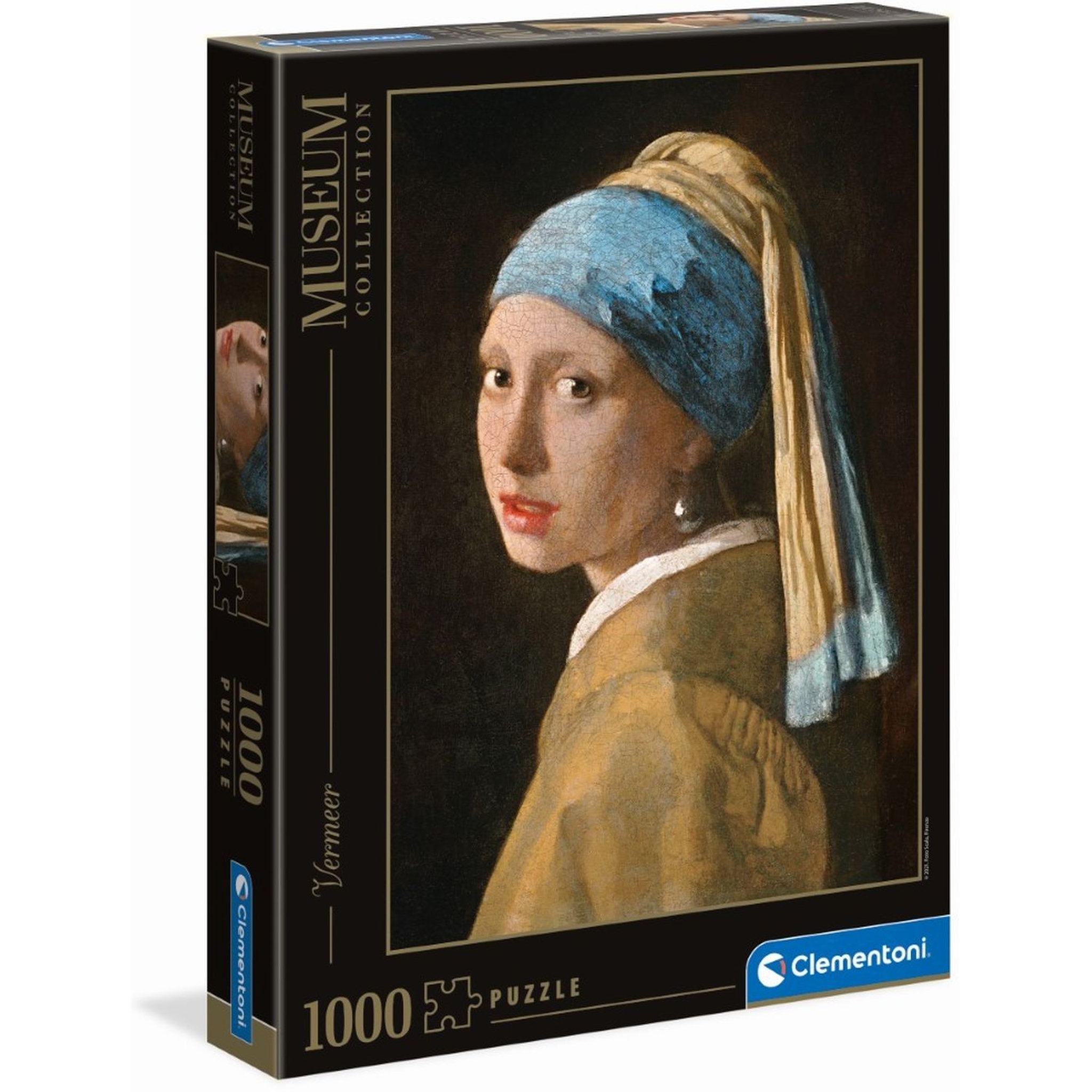CLEMENTONI Puzzle 1000 pièces La Jeune Fille à la perle Johannes Vermeer