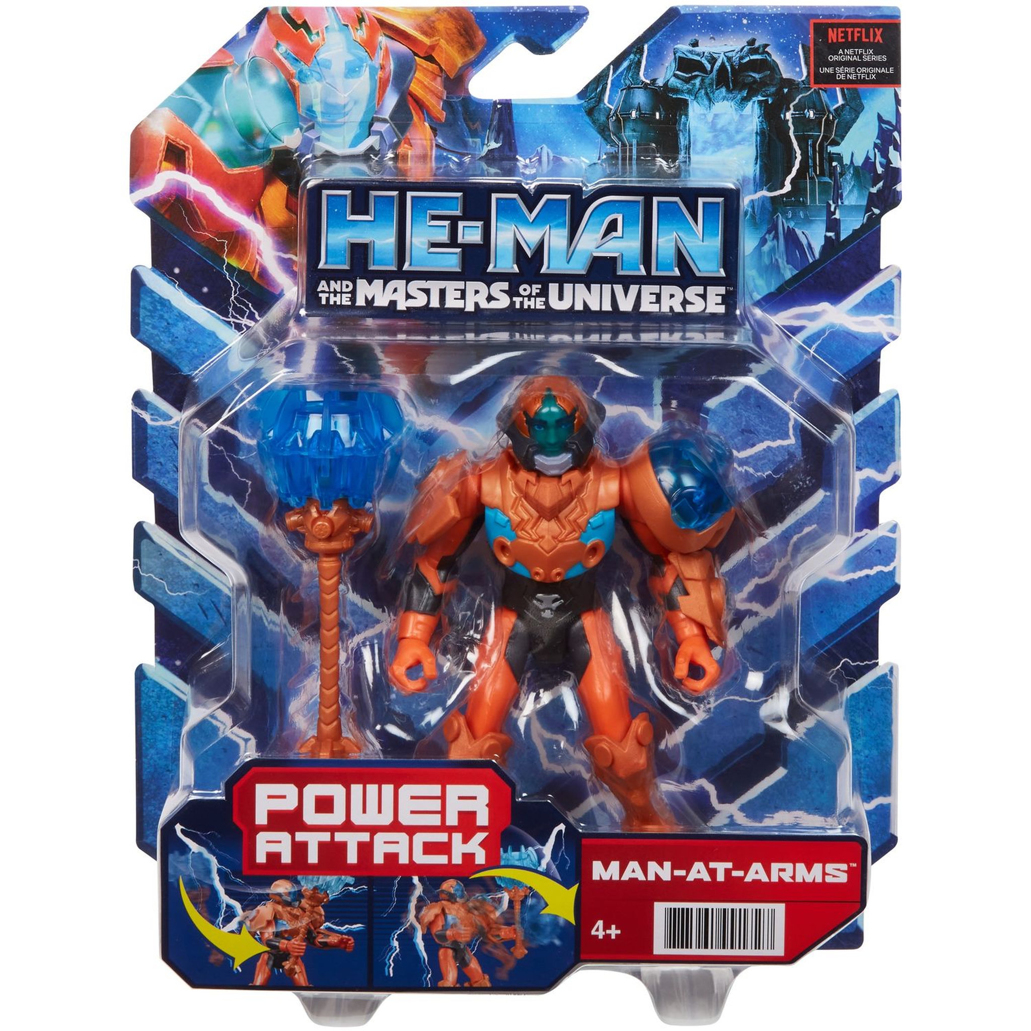 Voir la diapositive 1 : MATTEL Figurine articulée Le Maitre d'armes à fonction - Musclor et les Maîtres de l&rsquo;Univers