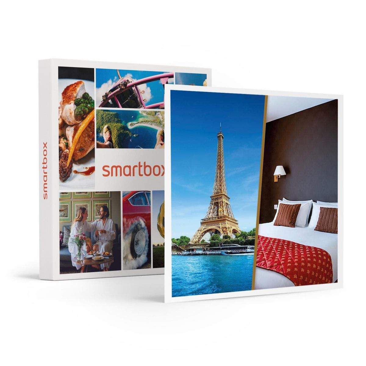 Smartbox Séjour à Paris avec visite guidée d'1h30 du sommet de la tour Eiffel - Coffret Cadeau Multi-thèmes