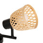 Voir la diapositive 2 : ATMOSPHERA Plafonnier 2 Lampes Orientables  Lio  28cm Naturel