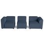 Voir la diapositive 3 : LISA DESIGN Suaro - canapé modulable 3 places en tissu texturé
