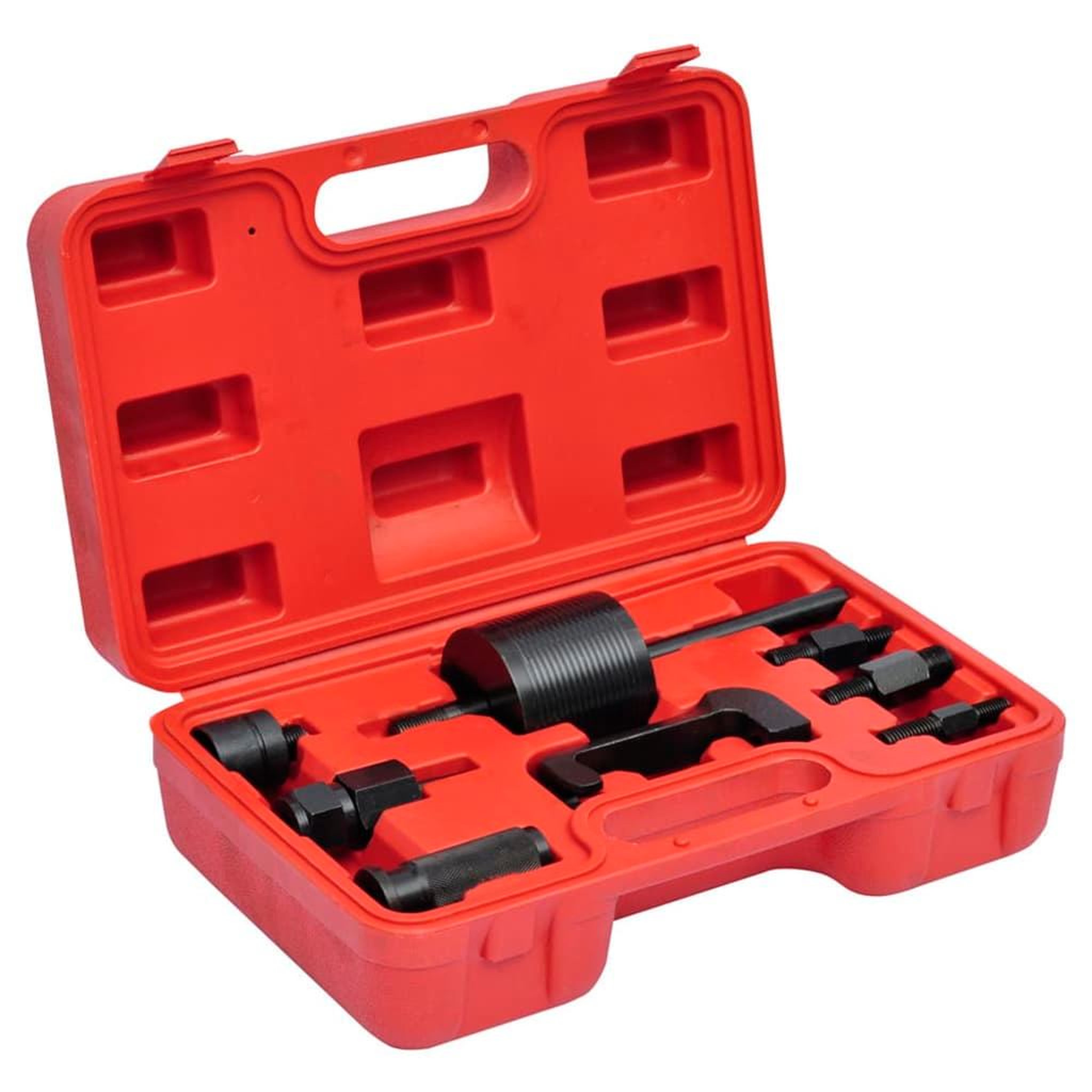 Voir la diapositive 1 : VIDAXL Coffret extracteur d'injecteur diesel 8 pieces