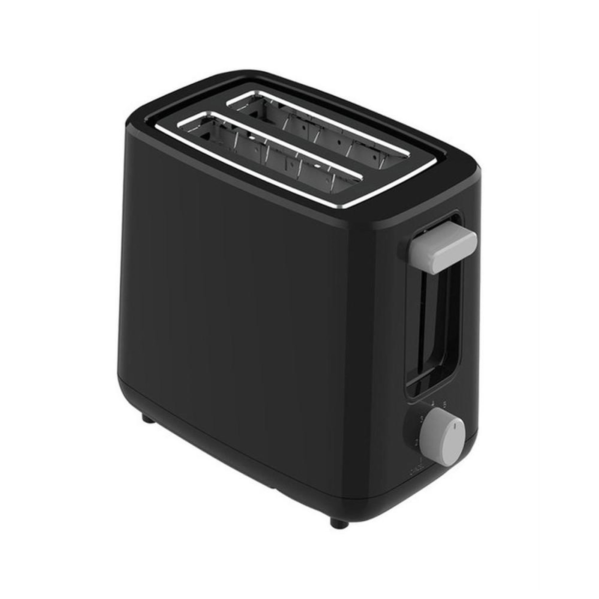 Toaster 2 tranches à fentes extra larges, 7 niveaux de brunissage, 850 W noir mat