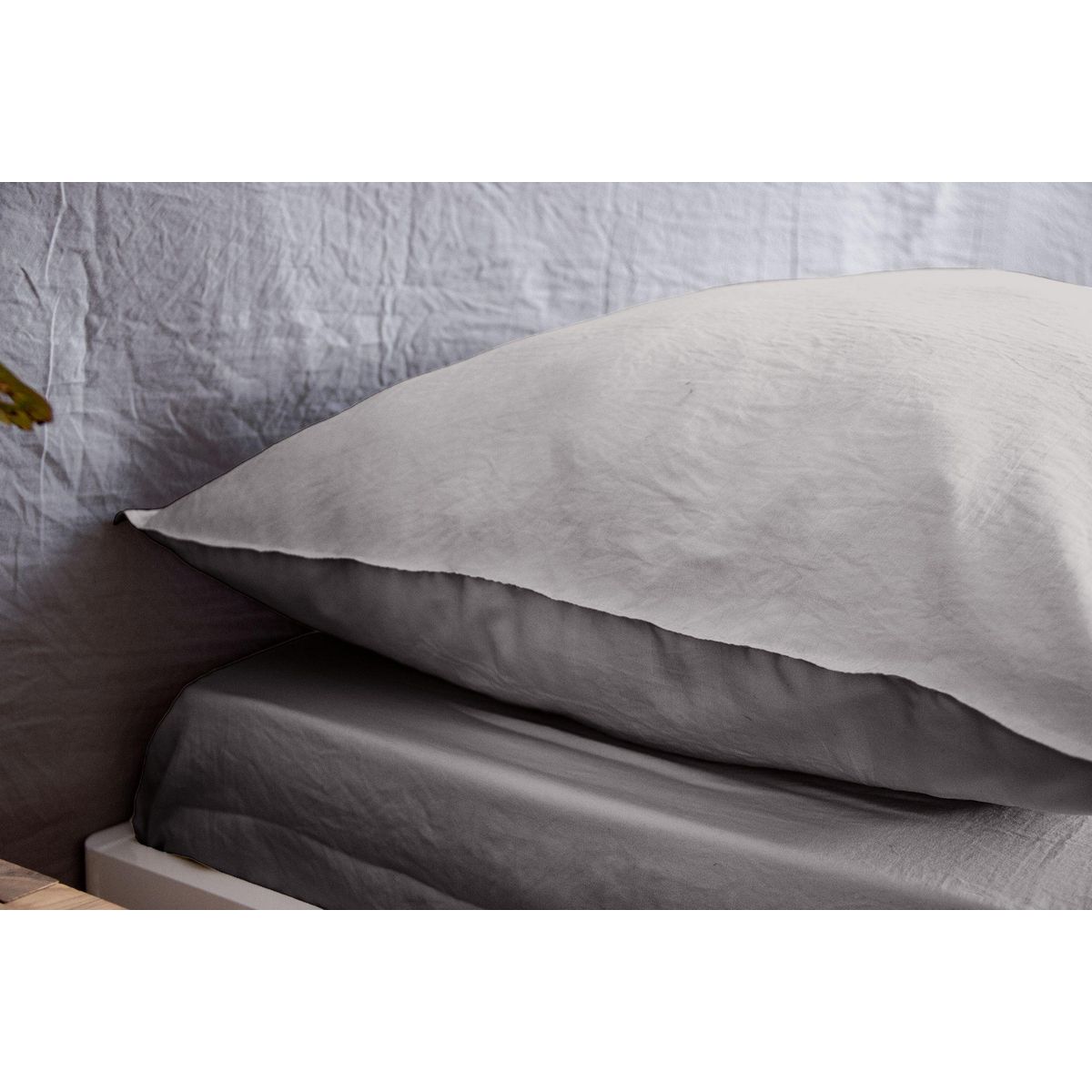 COTE DECO Drap housse - 100% microfibre lavée