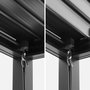 Voir la diapositive 5 : SWEEEK Pergola bioclimatique aluminium et acier 4x3m + 3 persiennes 100cm anthracite Palace