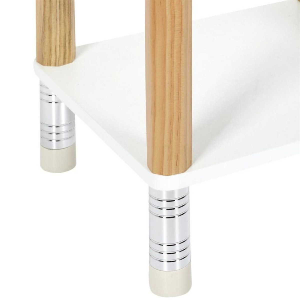 The Home Deco Factory Table de chevet pour enfant blanche