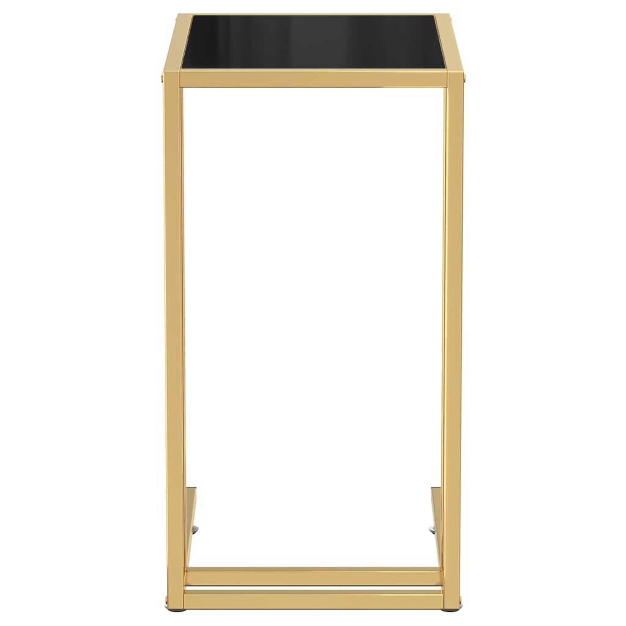 Voir la diapositive 3 : VIDAXL Table d'appoint pour ordinateur Noir 50x35x65 cm Verre trempe