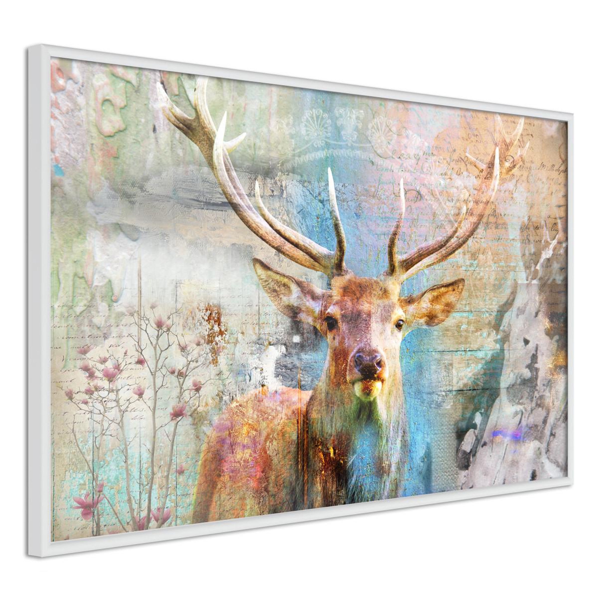 Paris Prix Affiche murale encadrée  pastel deer