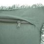 Voir la diapositive 2 : ATMOSPHERA Coussin Nid d'Abeille  Widdy  45x45cm Vert Céladon