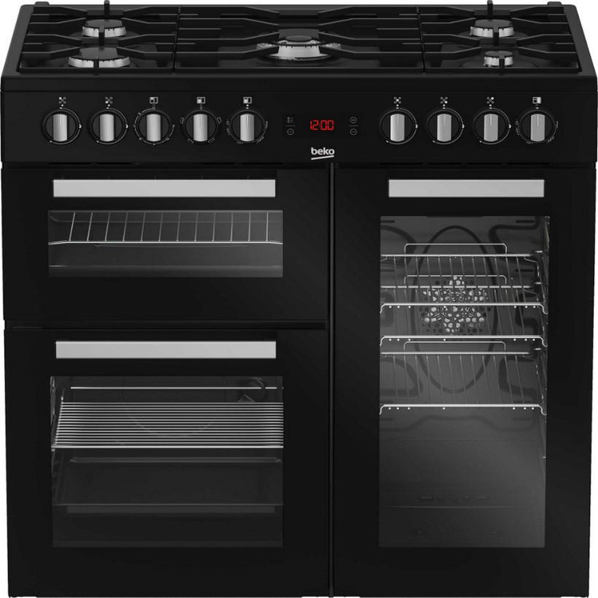 Beko Piano de cuisson 170l 5 feux noir - ps235315db