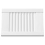 Voir la diapositive 6 : VIDAXL Portes d armoire à persiennes 4 pcs blanc 39,5x29,5 cm